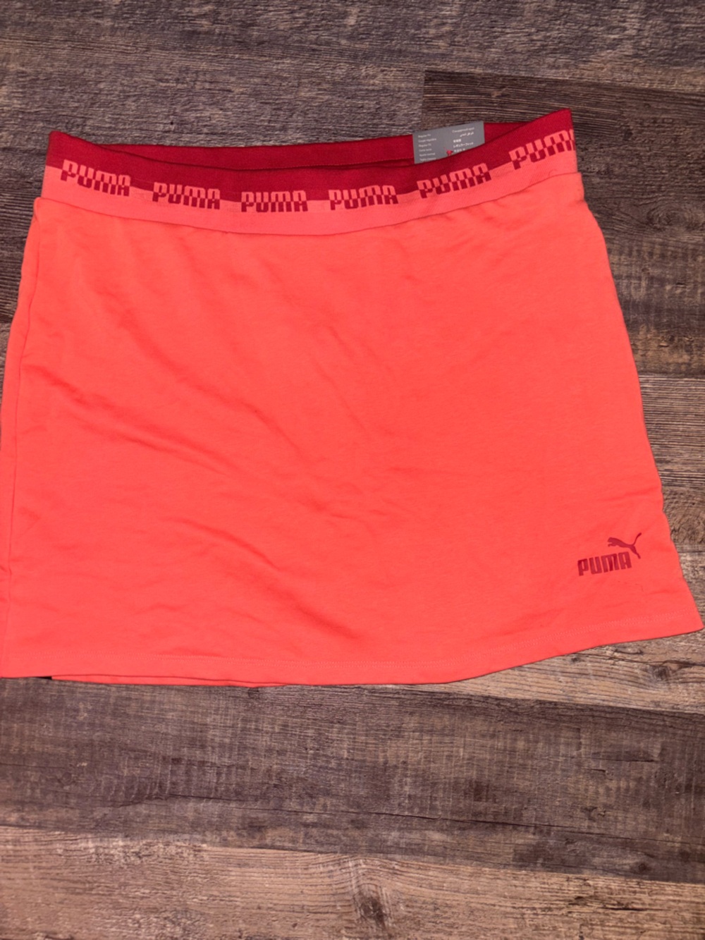 Puma Coral-Red Performance Skirt